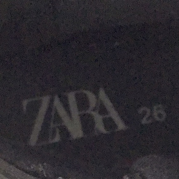 Zara Patent Effect Chelsea Boots, Chunky Heel, Size 26, Girl’s. Zipper, School. - Picture 7 of 8